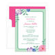 Seafoam Vintage Flower Invitations Image 1 of 4